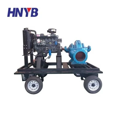 Diesel motor Driven Split Case Pumpa sa mobilnom prikolicom